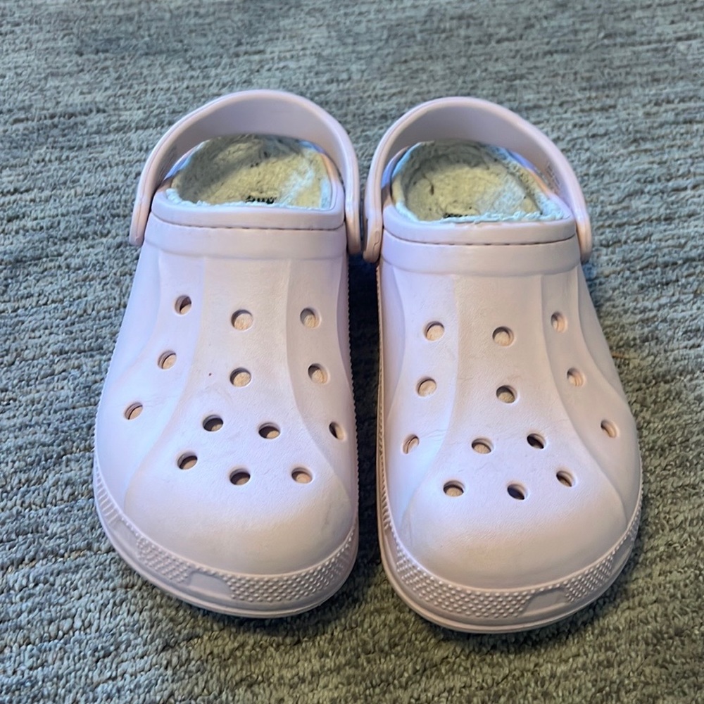 Pink crocs W11 or M9